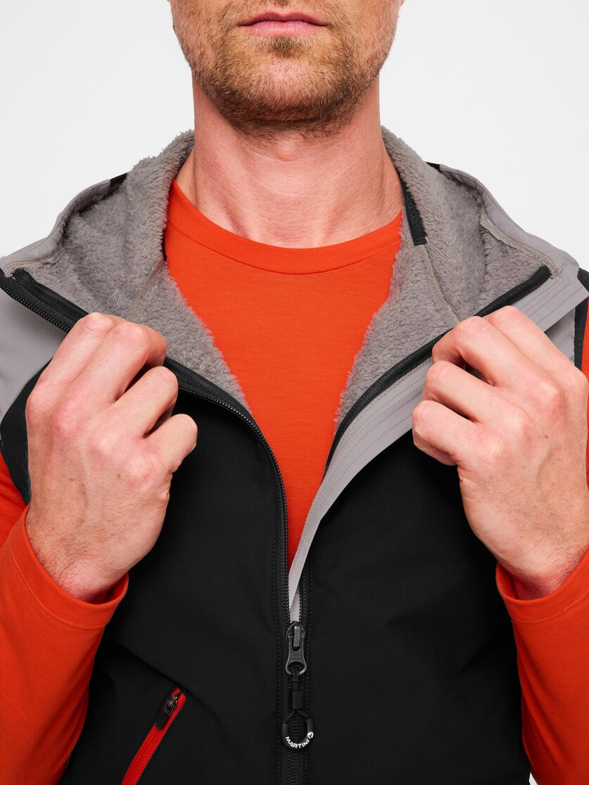 Martini Sportswear - Wildtrack Hybrid Vest Primaloft® Active M - Outdoor vests in black - Detail 5 - Men