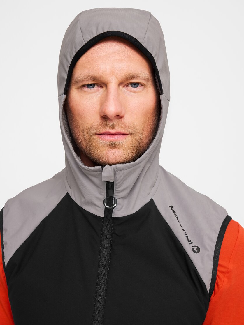 Martini Sportswear - Wildtrack Hybrid Vest Primaloft® Active M - Outdoor vests in black - Detail 6 - Men