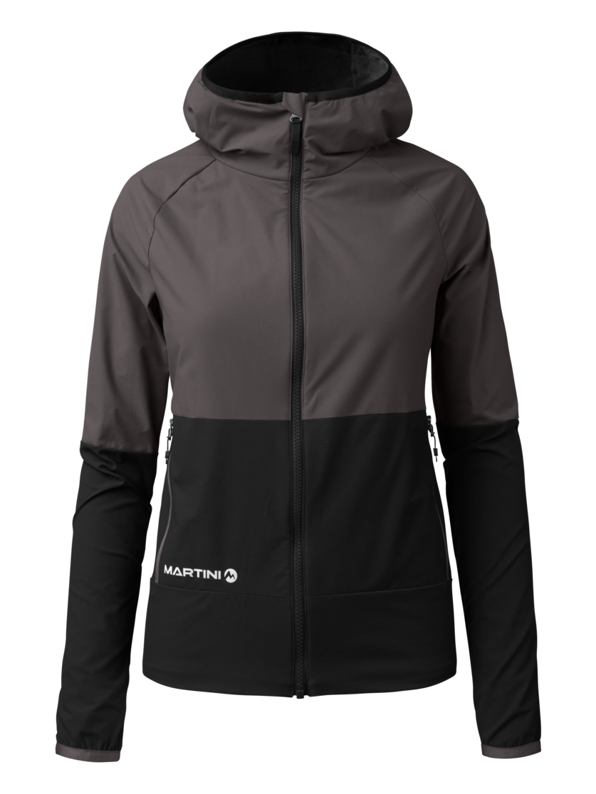 Martini Sportswear - Wildtrack Plus Padded Jacket Primaloft® Active W - Primaloft & Gloft Jacken in granite-black - Vorderansicht - Damen