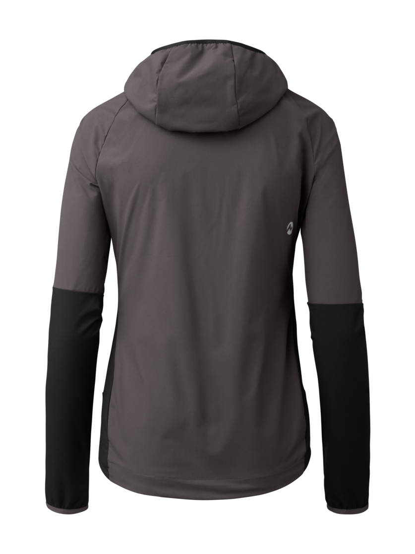 Martini Sportswear - Wildtrack Plus Padded Jacket Primaloft® Active W - Primaloft & Gloft Jacken in granite-black - Rückansicht - Damen