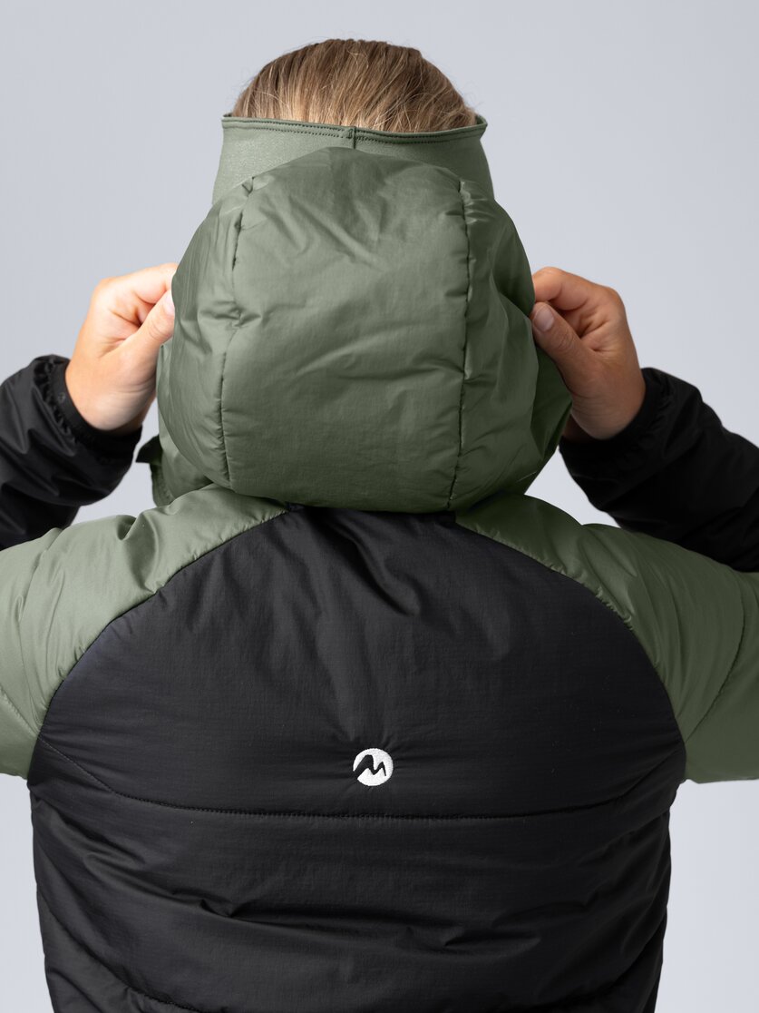Martini Sportswear - Horizon Padded Jacket G-LOFT® W - Giacche Primaloft e Gloft in mosstone-black - Dettaglio 6 - Donna