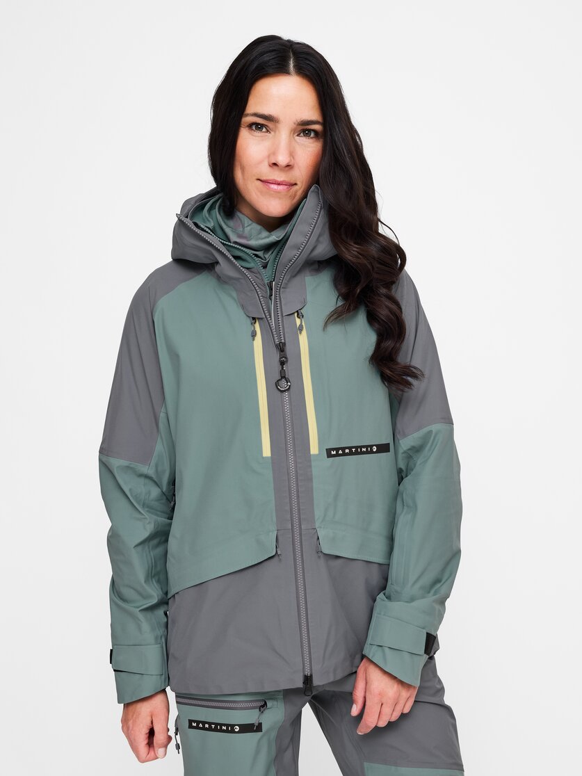 Martini Sportswear - Yalca 3L Jacket W - Hardshell jackets in desert - front view model - Women