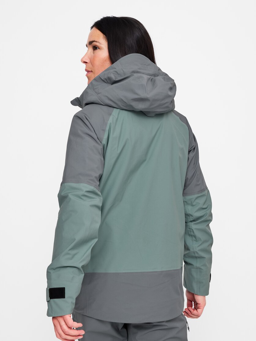 Martini Sportswear - Yalca 3L Jacket W - Hardshell jackets in desert - rear view model - Women
