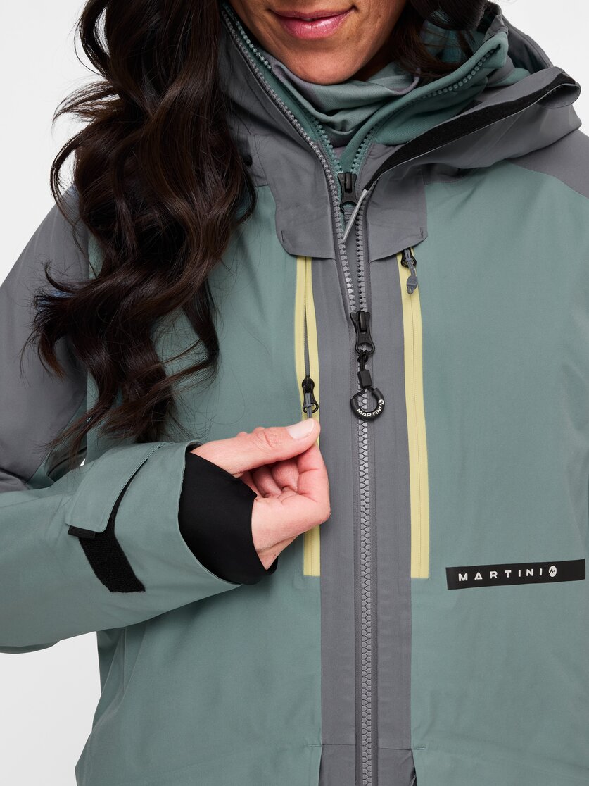 Martini Sportswear - Yalca 3L Jacket W - Hardshell jackets in desert - Detail 3 - Women