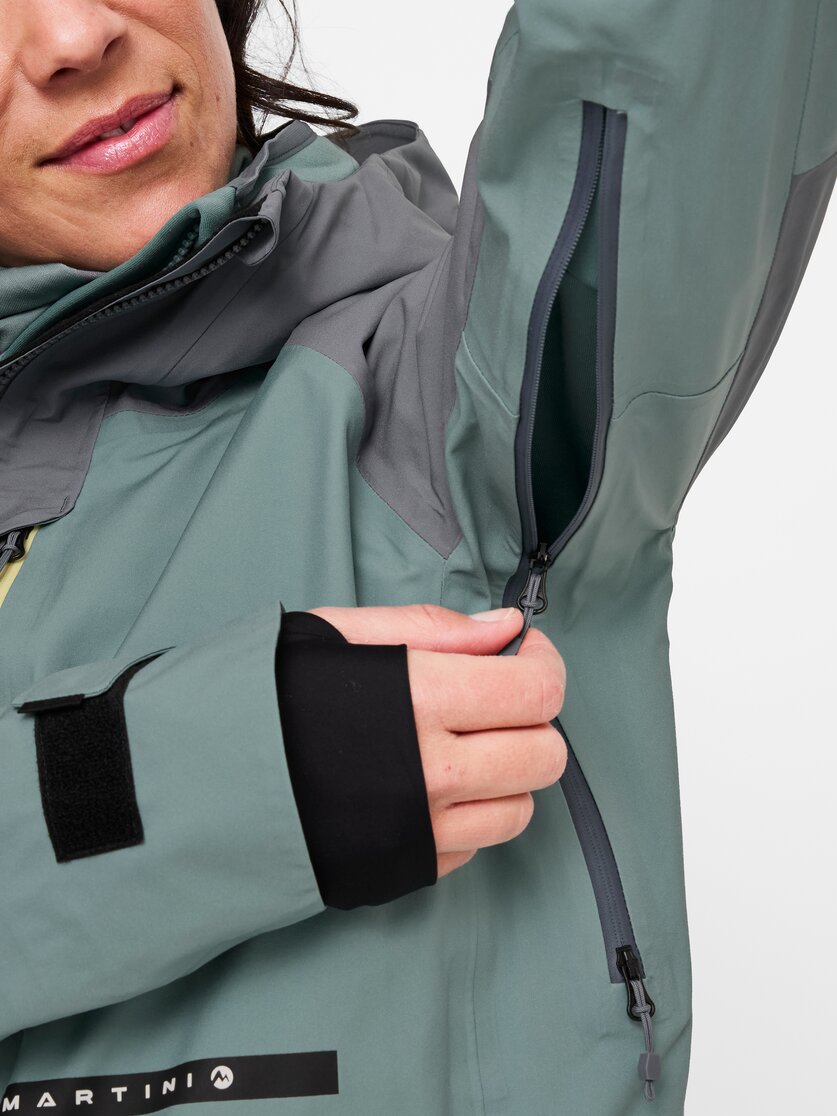 Martini Sportswear - Yalca 3L Jacket W - Hardshell jackets in desert - Detail 6 - Women