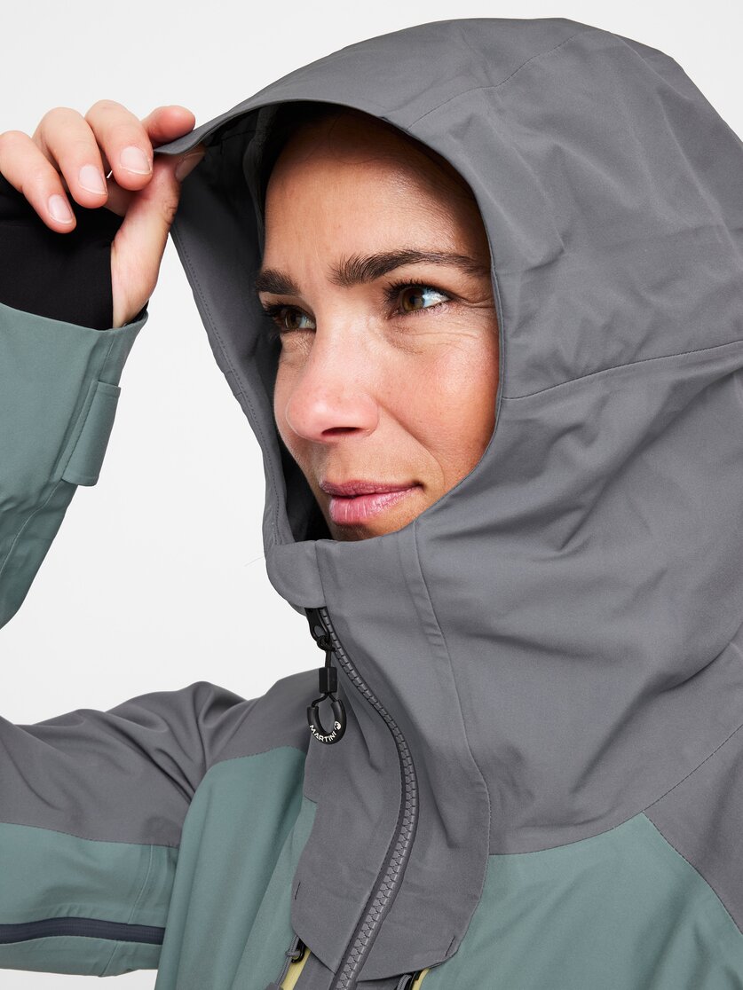 Martini Sportswear - Yalca 3L Jacket W - Hardshell jackets in desert - Detail 9 - Women