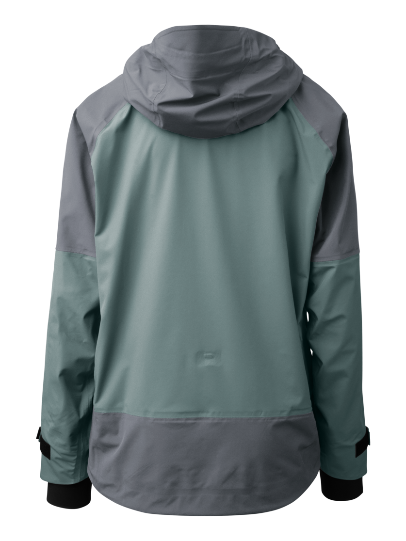Martini Sportswear - Yalca 3L Jacket W - Hardshell jackets in storm-misty blue - rear view - Women