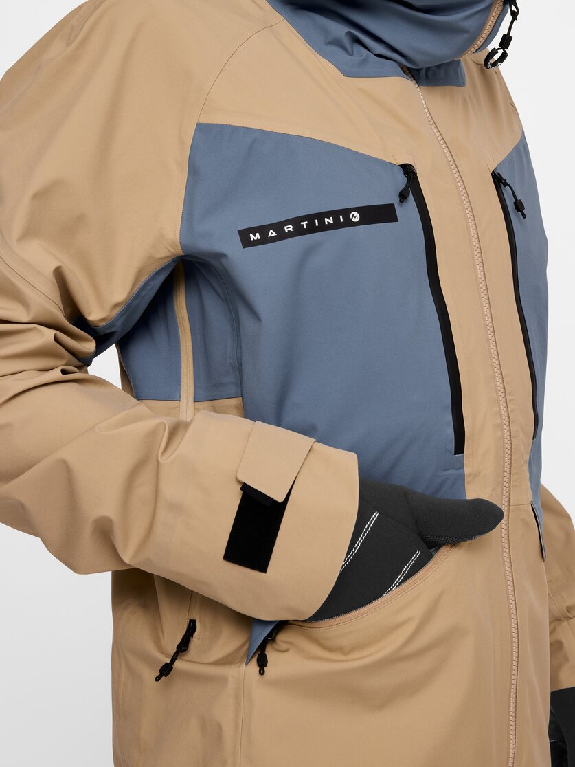 Martini Sportswear - Yalca 3L Jacket M - Hardshell jackets in spanish green-olive - Detail 4 - Men