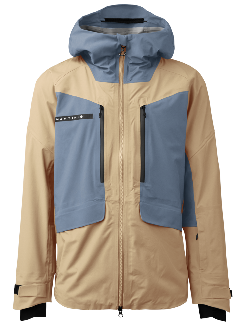 Martini Sportswear - Yalca 3L Jacket M - Hardshell jackets in desert-moon - front view - Men