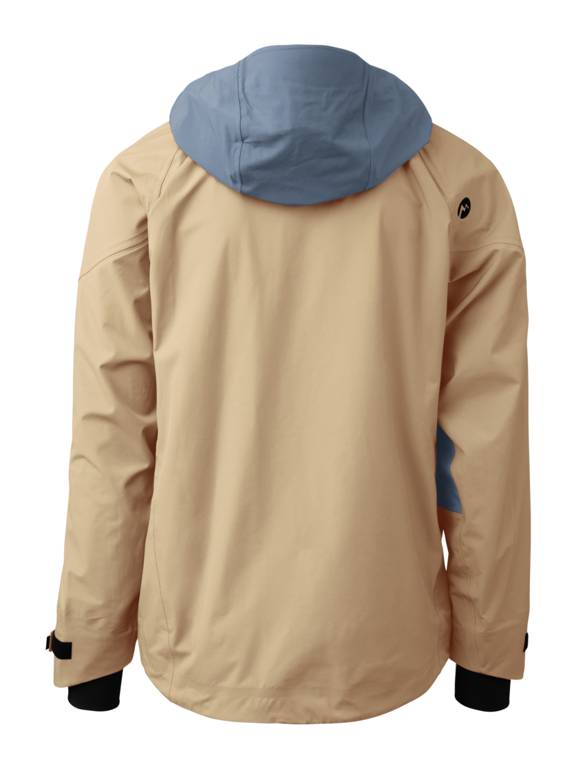 Martini Sportswear - Yalca 3L Jacket M - Hardshell jackets in desert-moon - rear view - Men