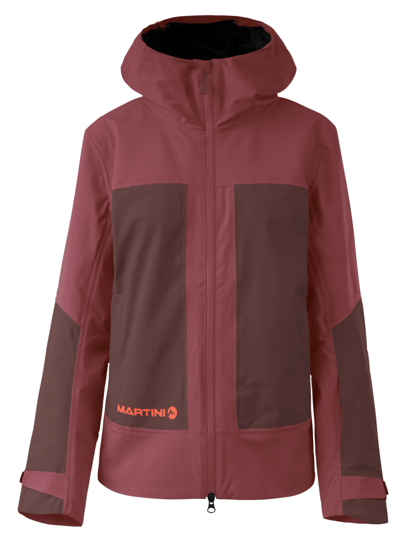 Martini Sportswear - Argon 2L Jacket W - Hardshell jackets in winter apple-peakan - front view - Women