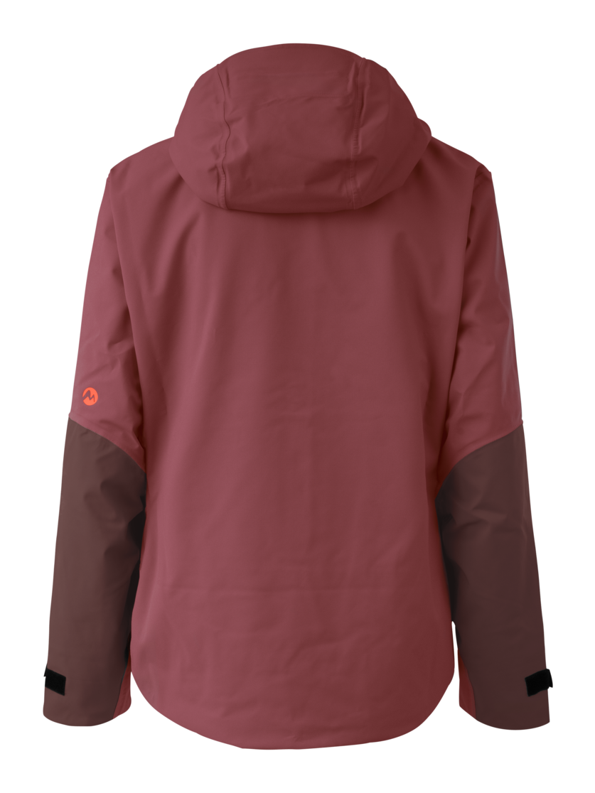 Martini Sportswear - Argon 2L Jacket W - Hardshell jackets in winter apple-peakan - rear view - Women