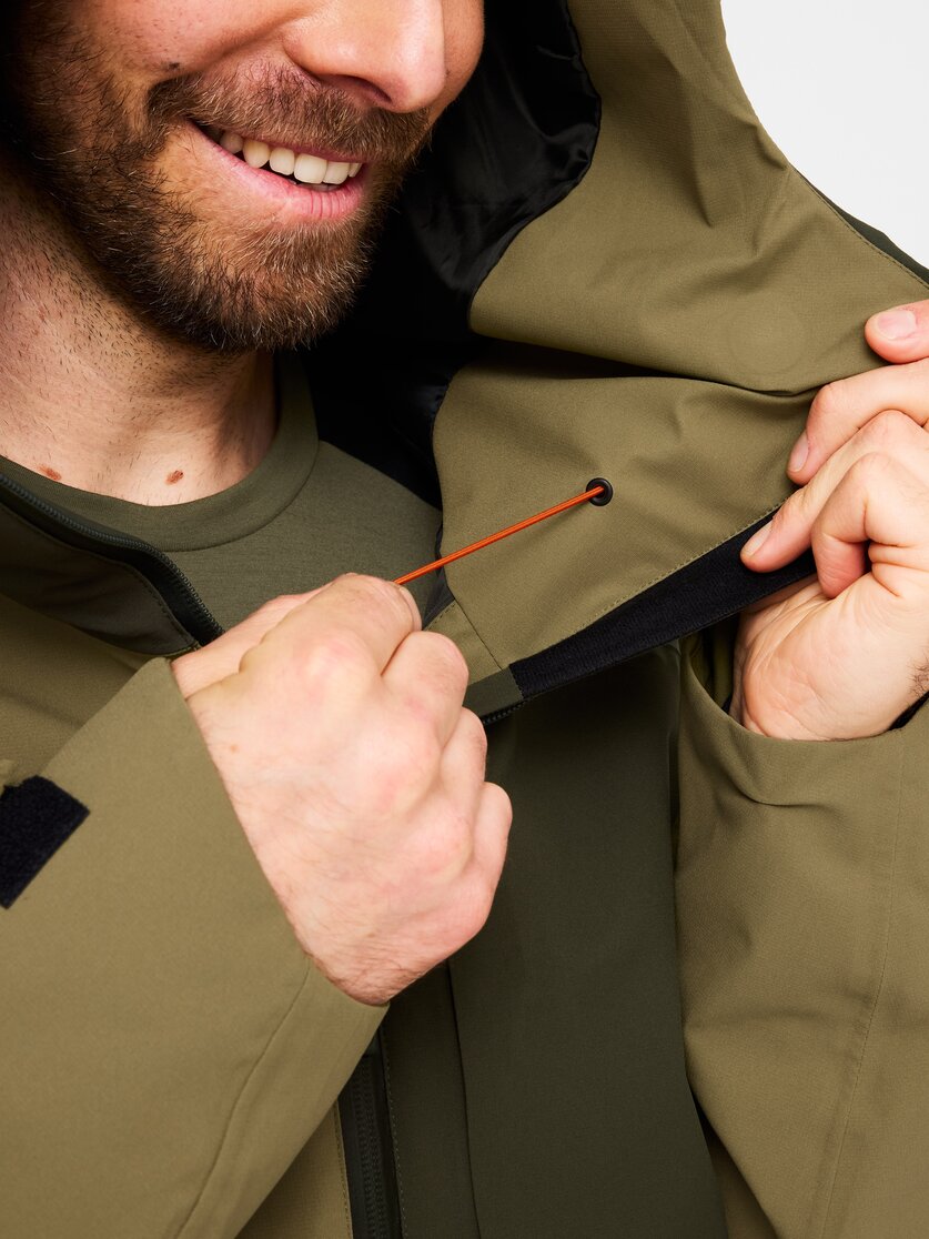 Martini Sportswear - Argon 2L Jacket M - Hardshell jackets in spanish green-olive - Detail 10 - Men