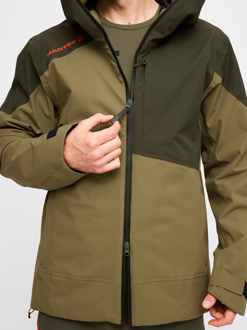 Martini Sportswear - Argon 2L Jacket M - Hardshell jackets in spanish green-olive - Detail 4 - Men