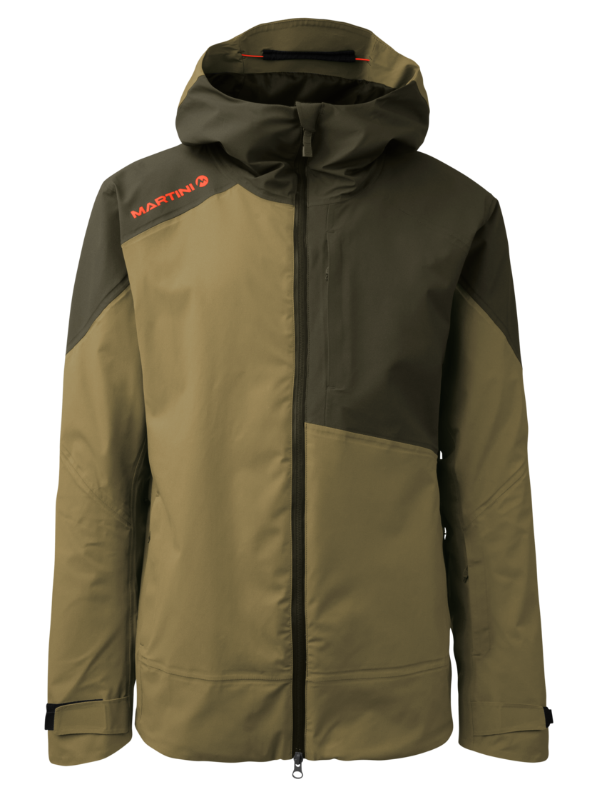 Martini Sportswear - Argon 2L Jacket M - Hardshell jackets in black-granite - front view - Men