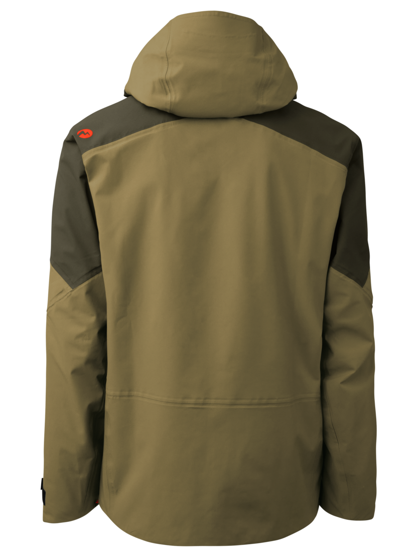 Martini Sportswear - Argon 2L Jacket M - Hardshell jackets in black-granite - rear view - Men