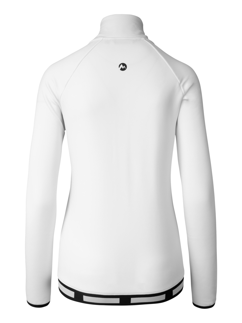 Martini Sportswear - Horizon Midlayer Jacket W - Fleece in white - rear view - Women