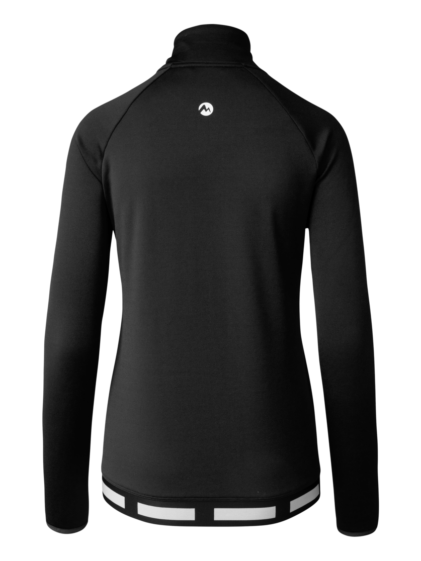 Martini Sportswear - Horizon Midlayer Jacket W - Fleece in black - rear view - Women