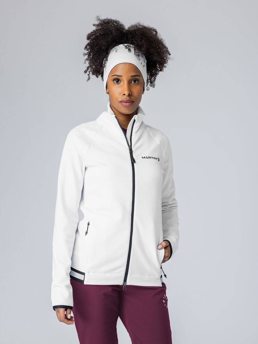 Martini Sportswear - Horizon Midlayer Jacket W - Fleecejacke in mosstone - Vorderansicht Model - Damen