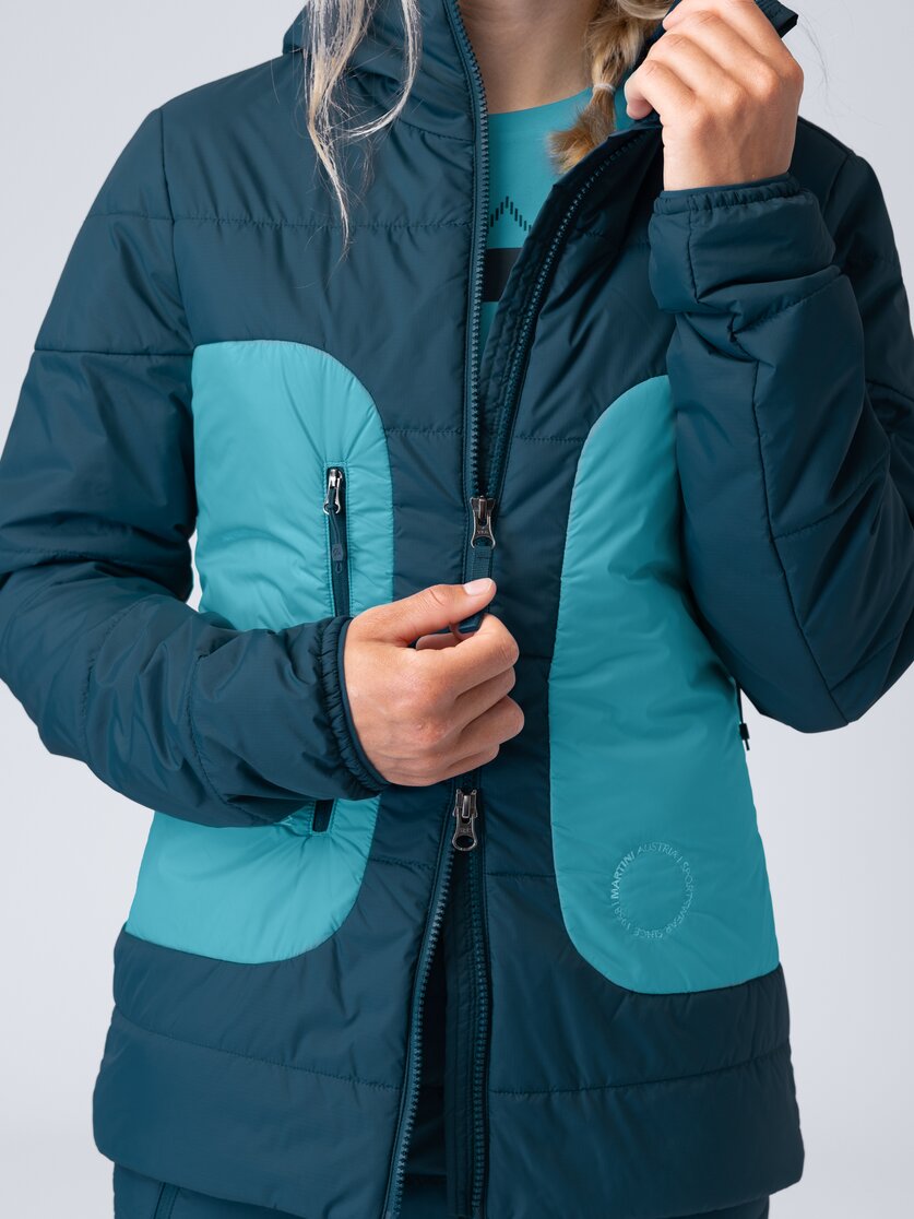 Martini Sportswear - Argon Padded Jacket G-LOFT® W - Giacche Primaloft e Gloft in seaport-scooter - Dettaglio 2 - Donna