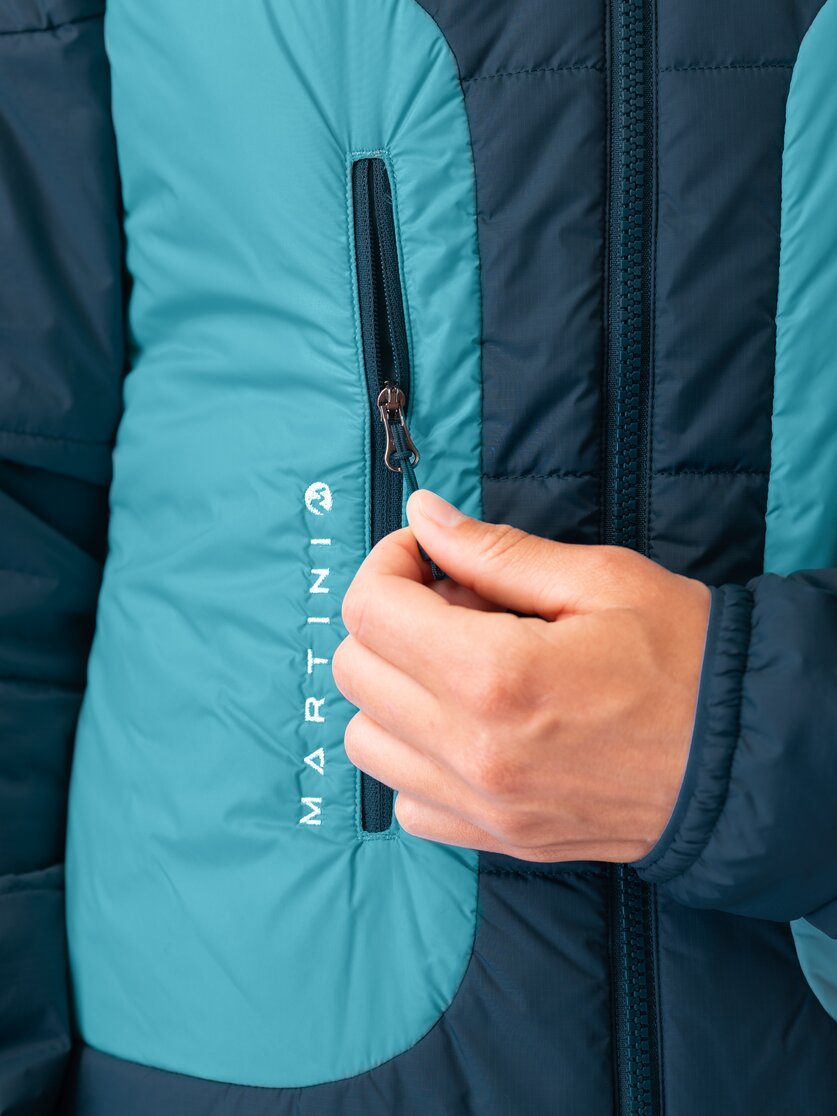 Martini Sportswear - Argon Padded Jacket G-LOFT® W - Giacche Primaloft e Gloft in seaport-scooter - Dettaglio 3 - Donna