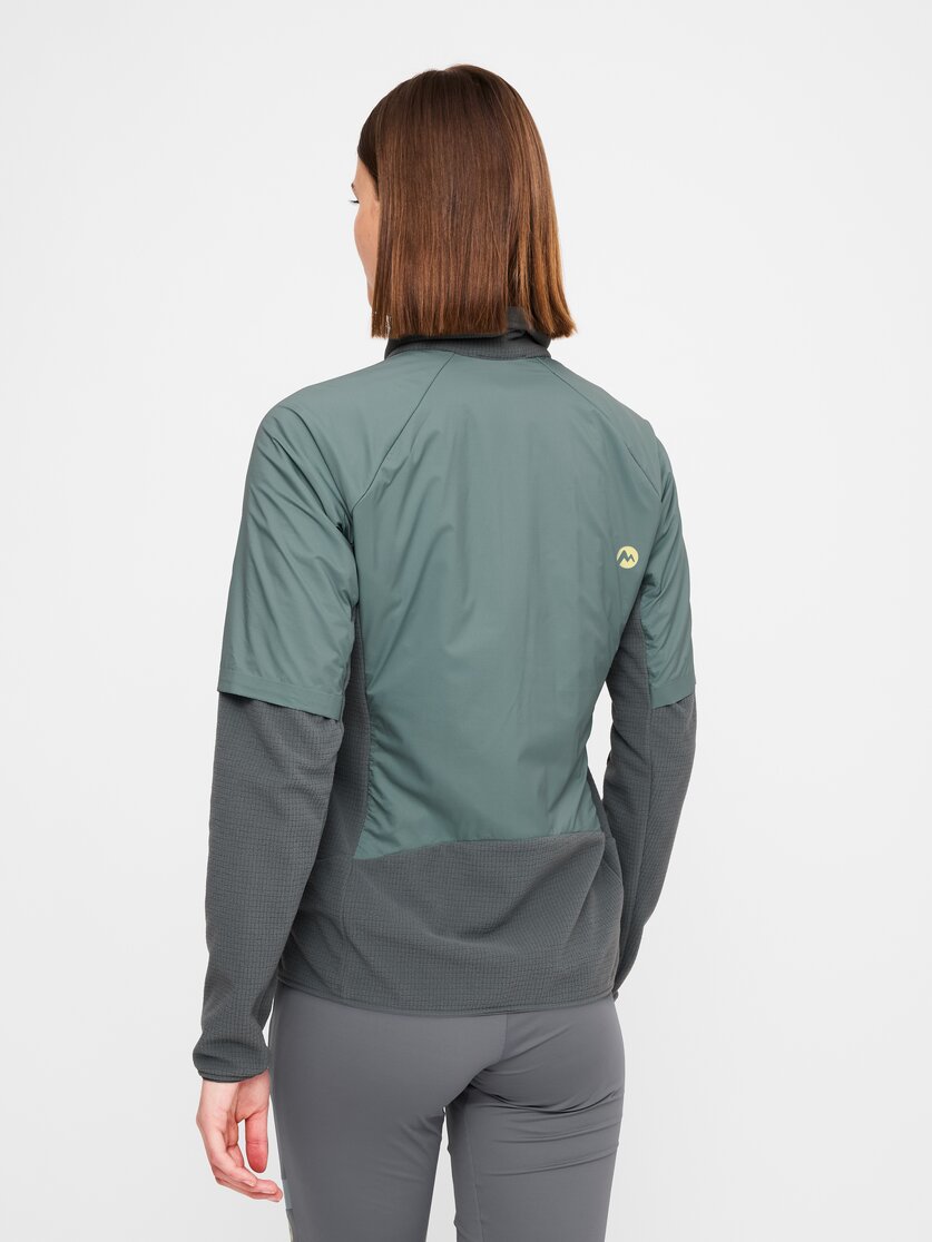 Martini Sportswear - Argon Hybrid Windbreaker Jacket W  - Windbreaker Jacken in winter apple - Rückansicht Model - Damen