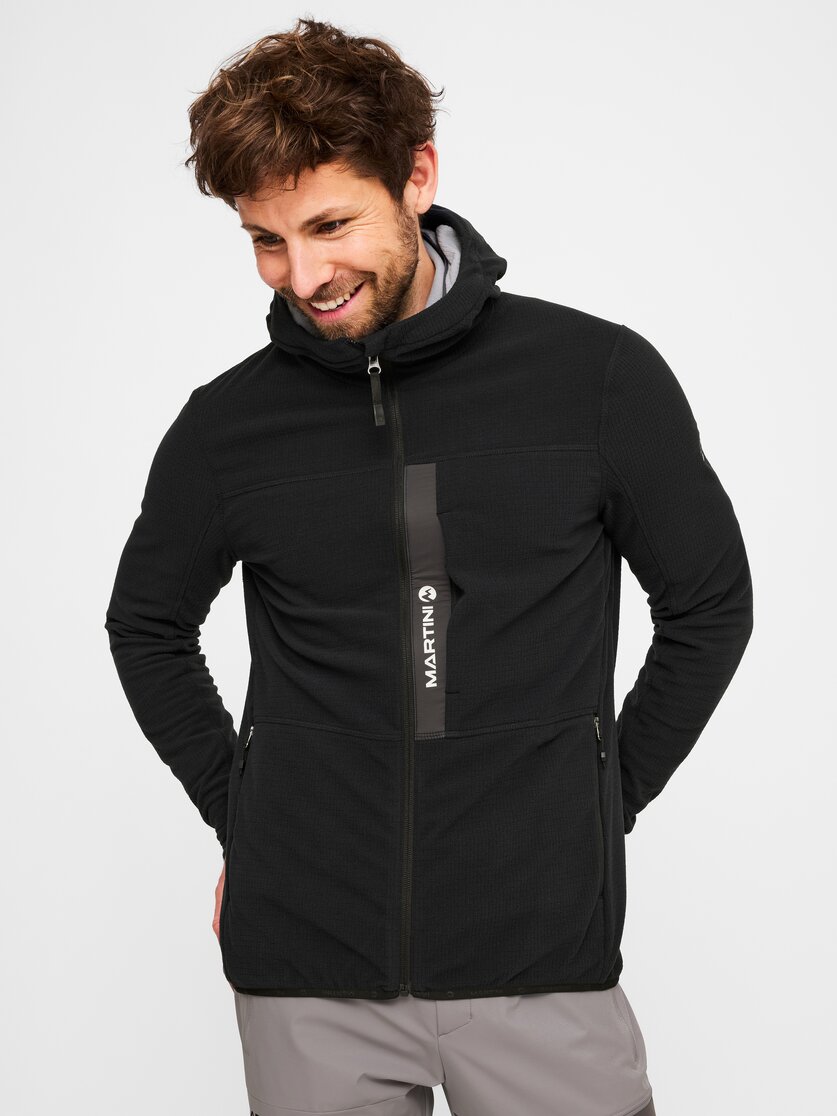 Martini Sportswear - Argon Midlayer Jacket M - Midlayers in black-granite - Vorderansicht Model - Herren