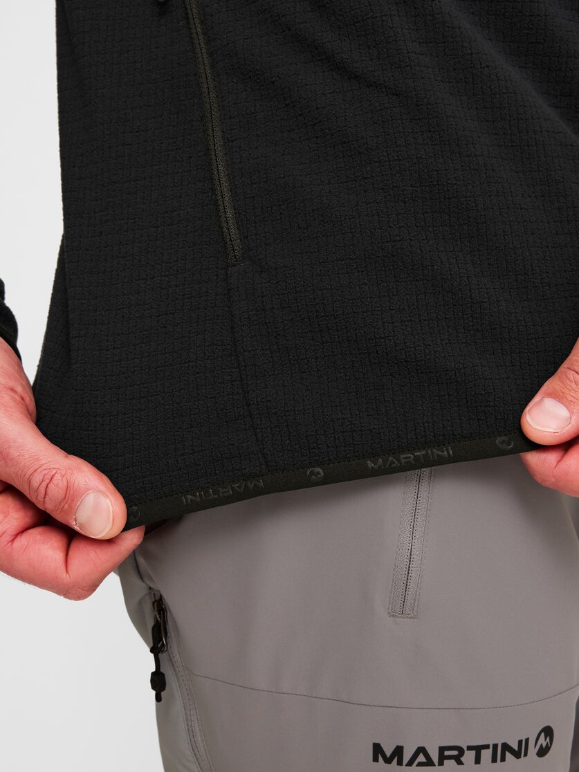 Martini Sportswear - Argon Midlayer Jacket M - Midlayers in black-granite - Detail 4 - Herren