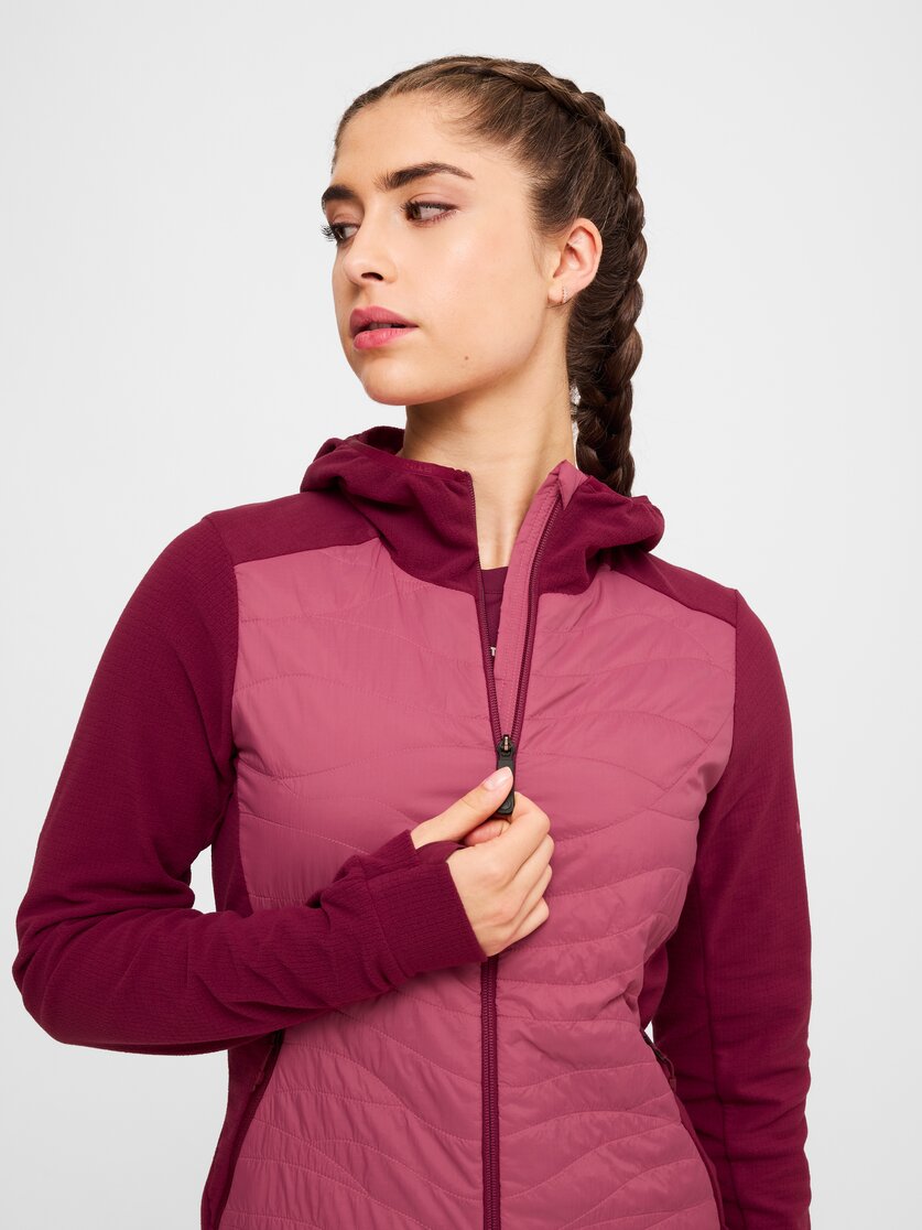 Martini Sportswear - Highventure IN Hybrid Hooded Jacket W  - Hybridjacken in black-granite - Detail 1 - Damen