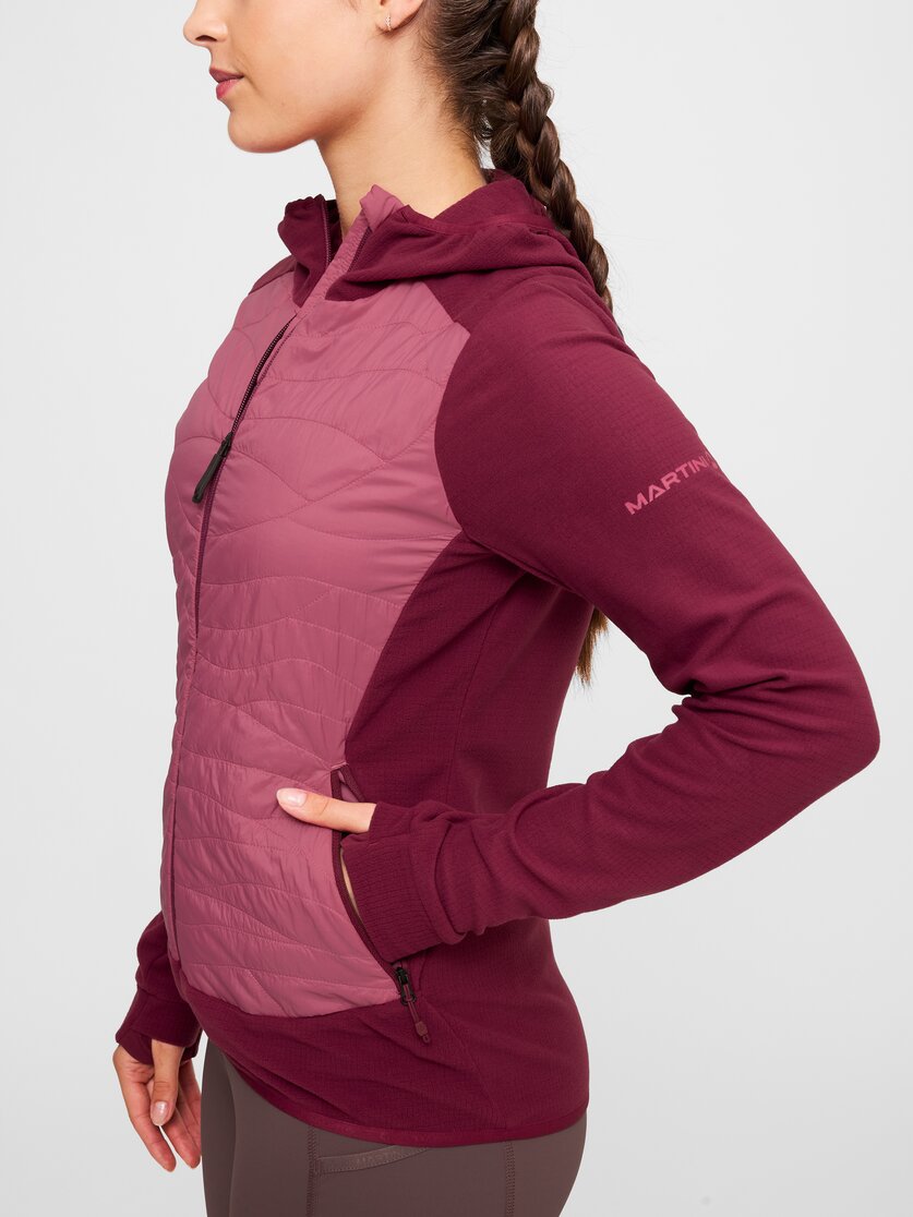 Martini Sportswear - Highventure IN Hybrid Hooded Jacket W  - Hybridjacken in black-granite - Detail 2 - Damen