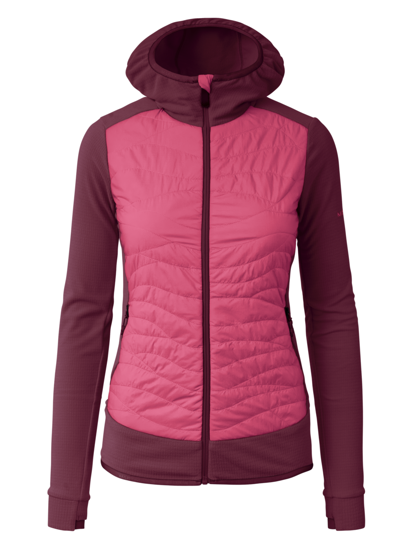 Martini Sportswear - Highventure IN Hybrid Hooded Jacket W  - Hybridjacken in plume-fuchsia - Vorderansicht - Damen