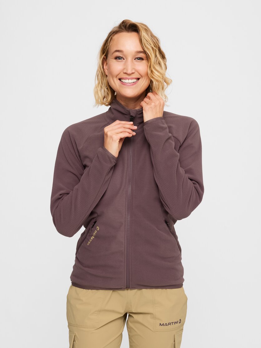 Martini Sportswear - Highventure ML Jacket W - Midlayers in seaport - Vorderansicht Model - Damen