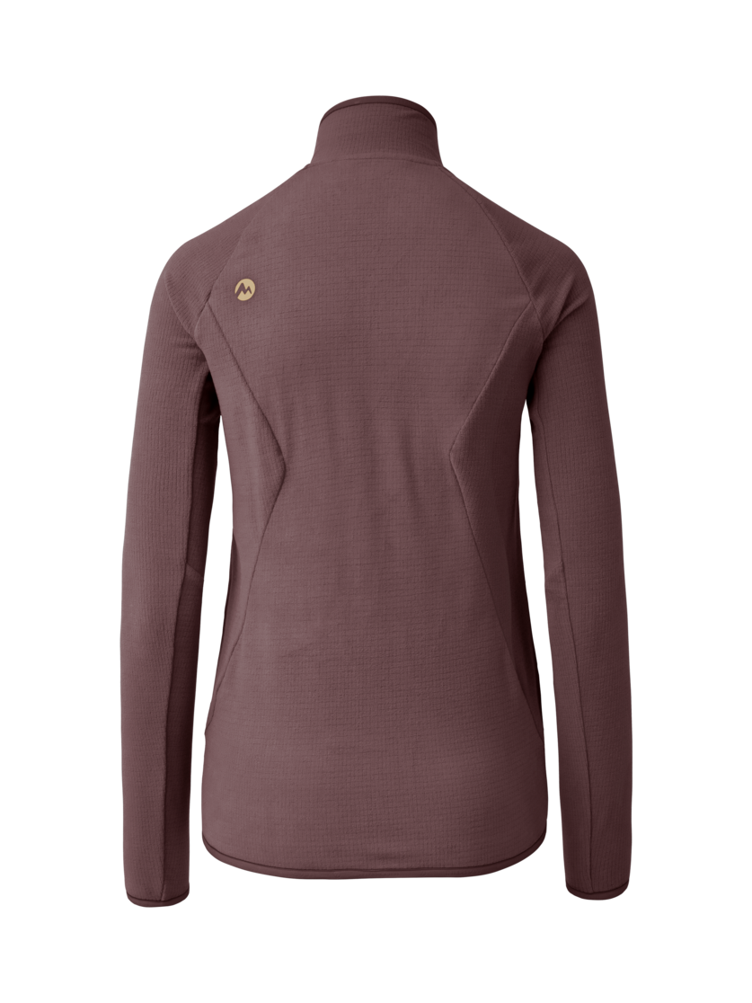 Martini Sportswear - Highventure ML Jacket W - Midlayers in clay - Rückansicht - Damen