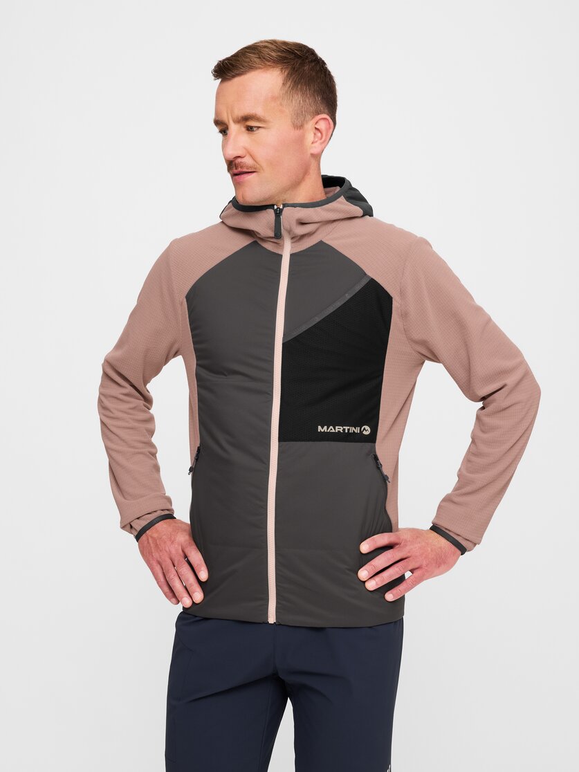 Martini Sportswear - Highventure IN Hybrid Hooded Jacket M - Hybridjacken in true navy - Vorderansicht Model - Herren