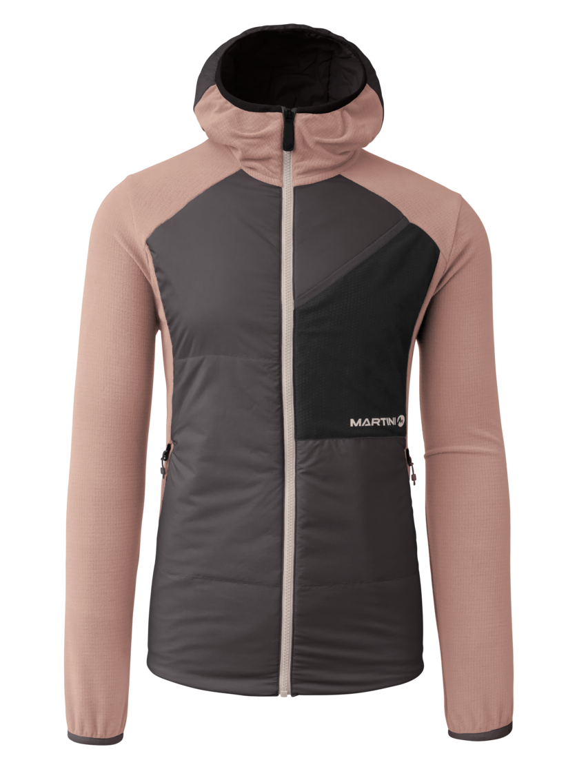 Martini Sportswear - Highventure IN Hybrid Hooded Jacket M - Hybridjacken in terrafina-granite - Vorderansicht - Herren