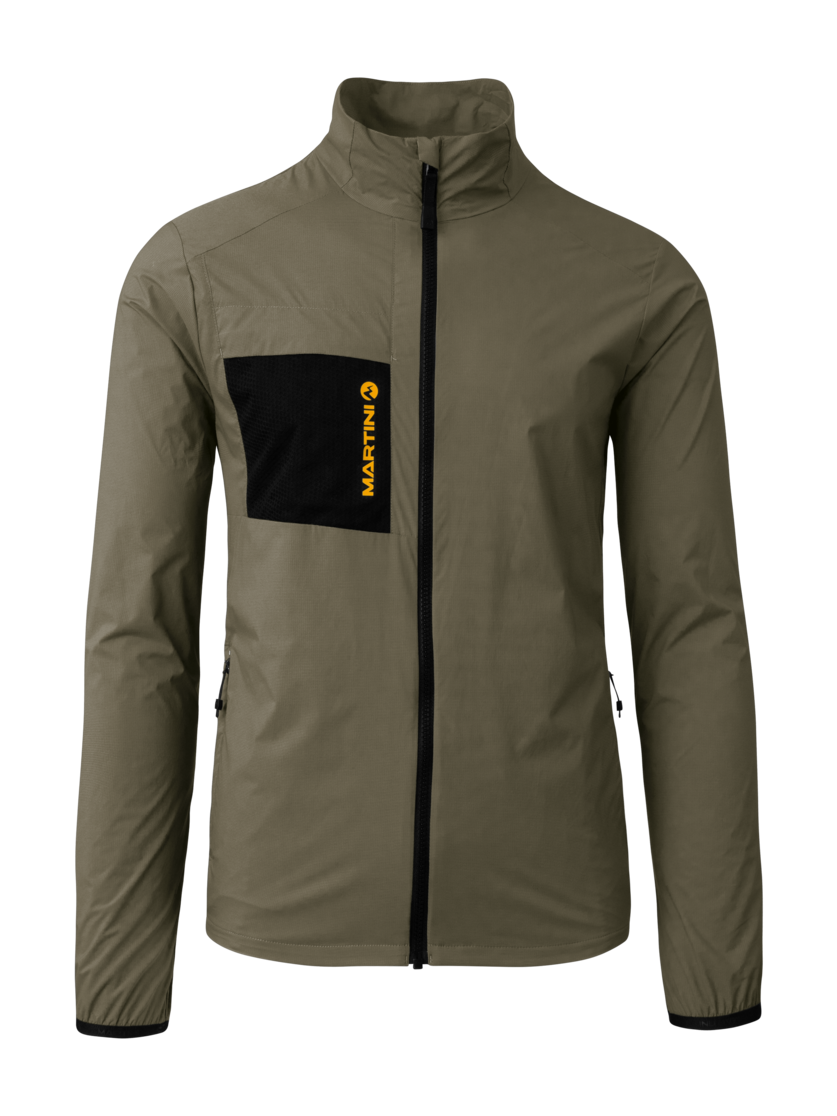 Martini Sportswear - Neverrest Windbreaker Jacket M - Windbreaker Jacken in moss-curry - Vorderansicht - Herren