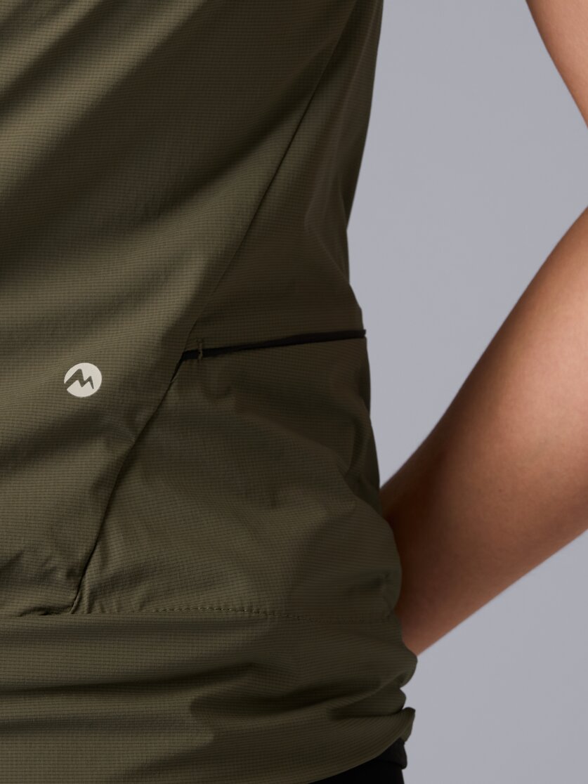 Martini Sportswear - Flowtrail Windbreaker Vest W - Westen in black - Detail 1 - Damen