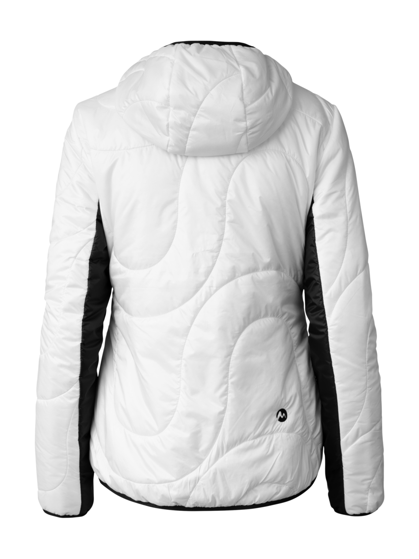 Martini Sportswear - Snowventure Padded Jacket Primaloft® W - Giacche Primaloft e Gloft in white-black - vista posteriore - Donna