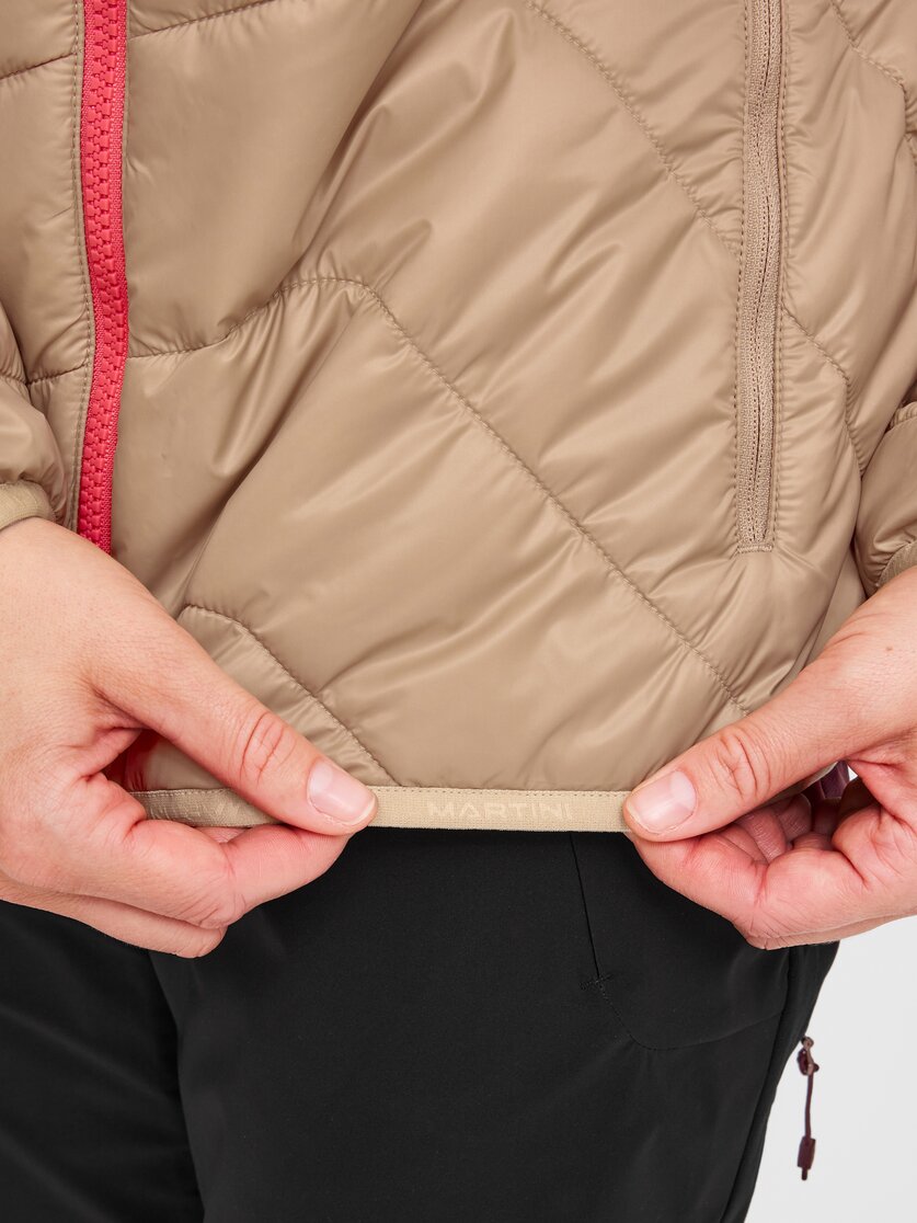Martini Sportswear - Desire Padded Jacket Primaloft®W - Primaloft & Gloft Jackets in desert - Detail 4 - Women