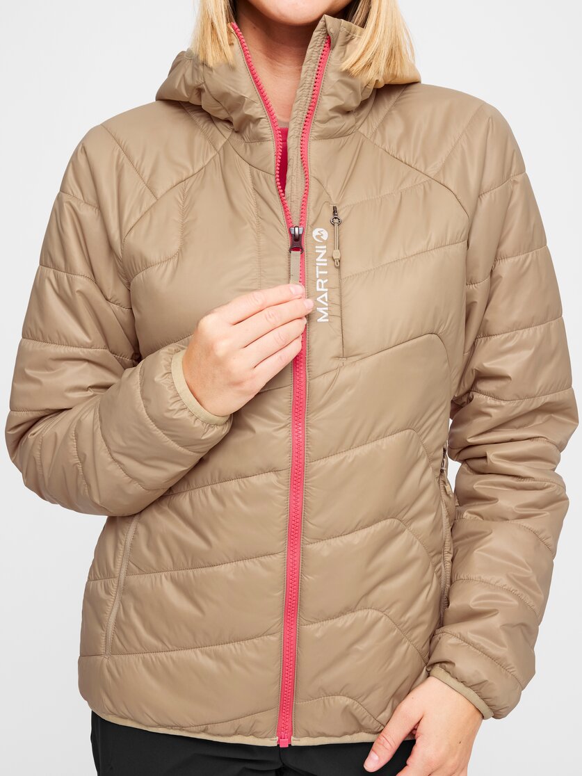 Martini Sportswear - Desire Padded Jacket Primaloft®W - Primaloft & Gloft Jackets in desert - Detail 5 - Women