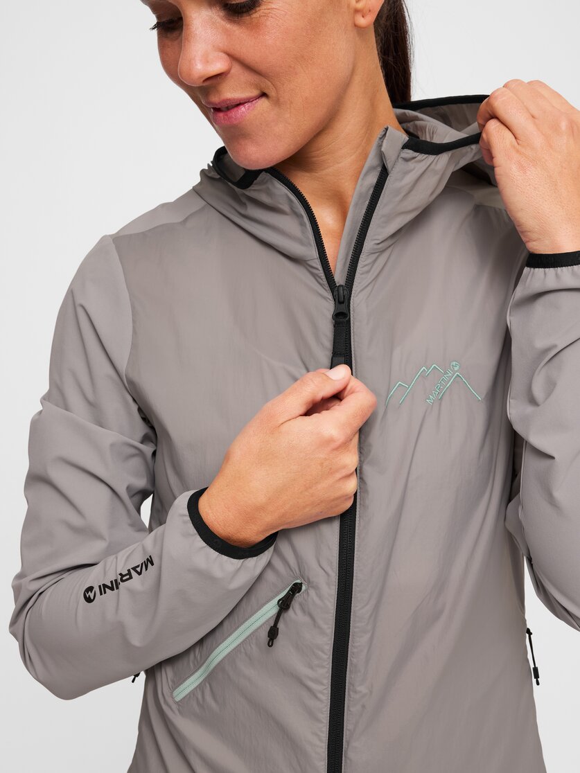Martini Sportswear - Alpmate WB Hybrid Hooded Jacket W - Hybridjacken in black - Detail 1 - Damen