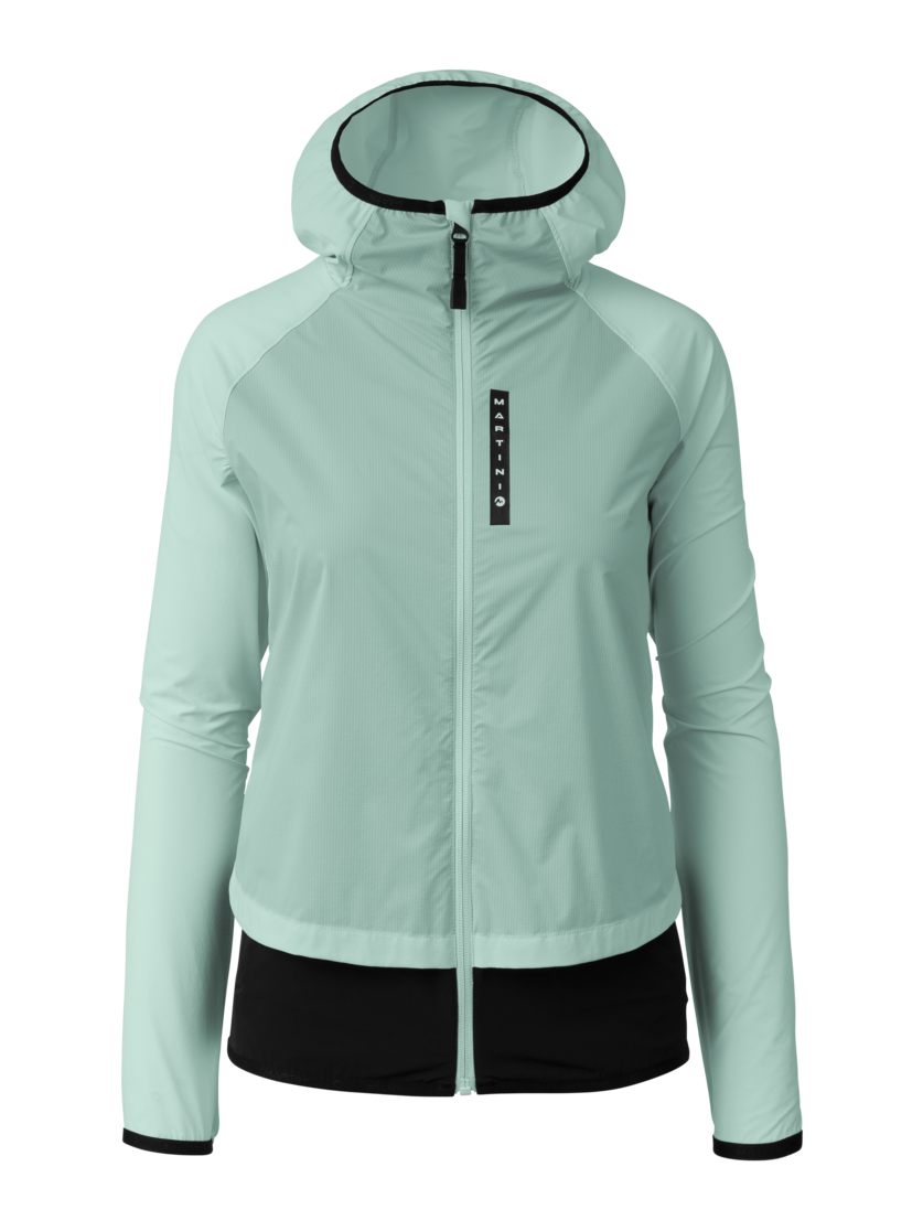 Martini Sportswear - Hillclimb WB Hybrid Hooded Jacket W - Hybridjacken in ibiza blue-black - Vorderansicht - Damen