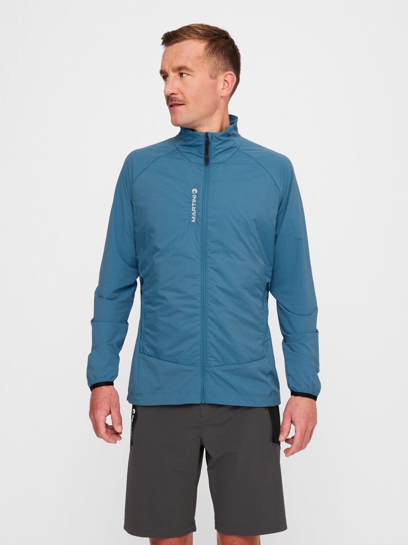 Martini Sportswear - Alpmate IN Hybrid Jacket M - Hybrid jackets in true navy-limeskin - front view model - Men