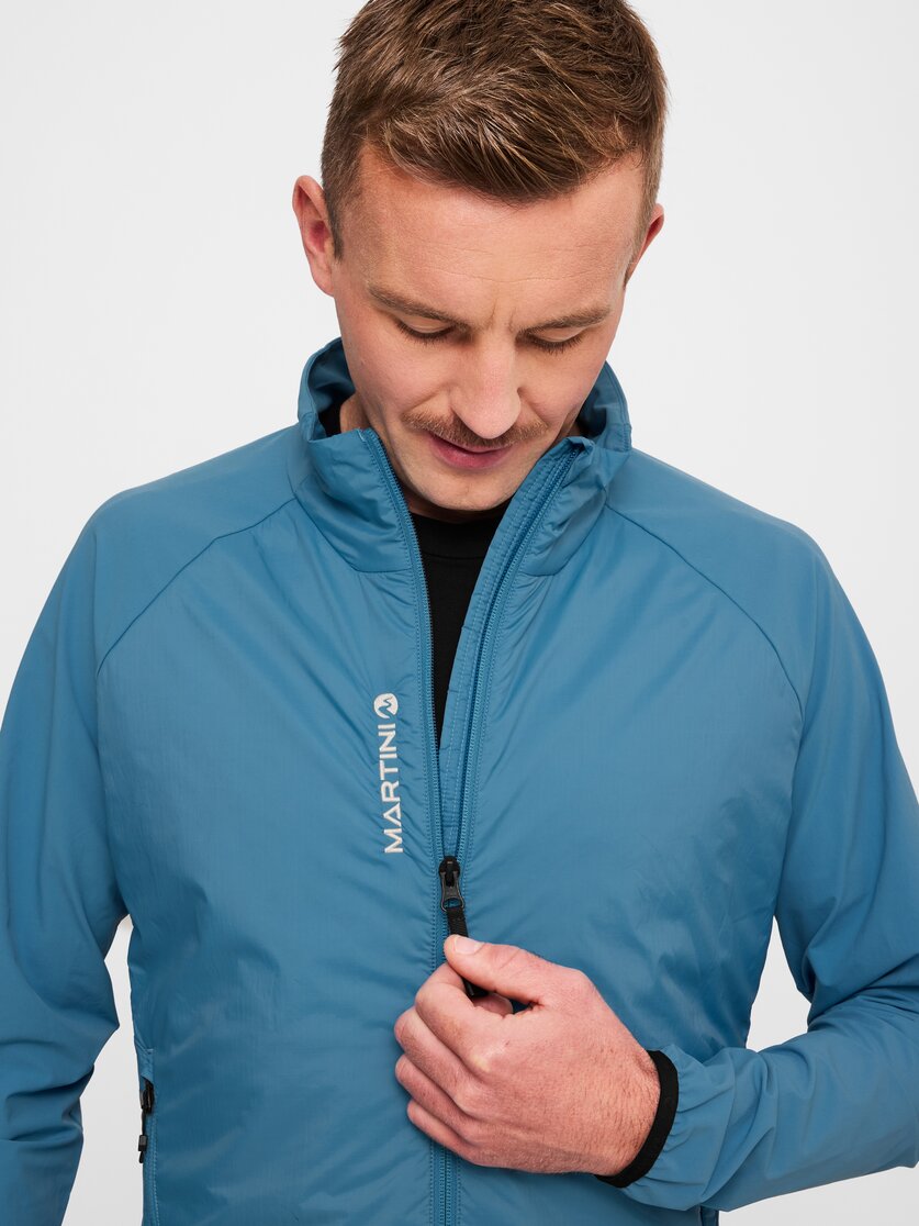 Martini Sportswear - Alpmate IN Hybrid Jacket M - Hybrid jackets in true navy-limeskin - Detail 2 - Men
