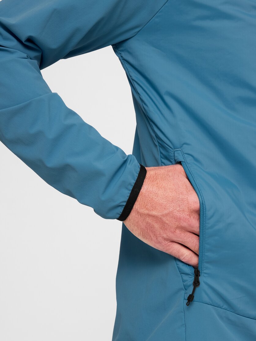Martini Sportswear - Alpmate IN Hybrid Jacket M - Hybrid jackets in true navy-limeskin - Detail 3 - Men