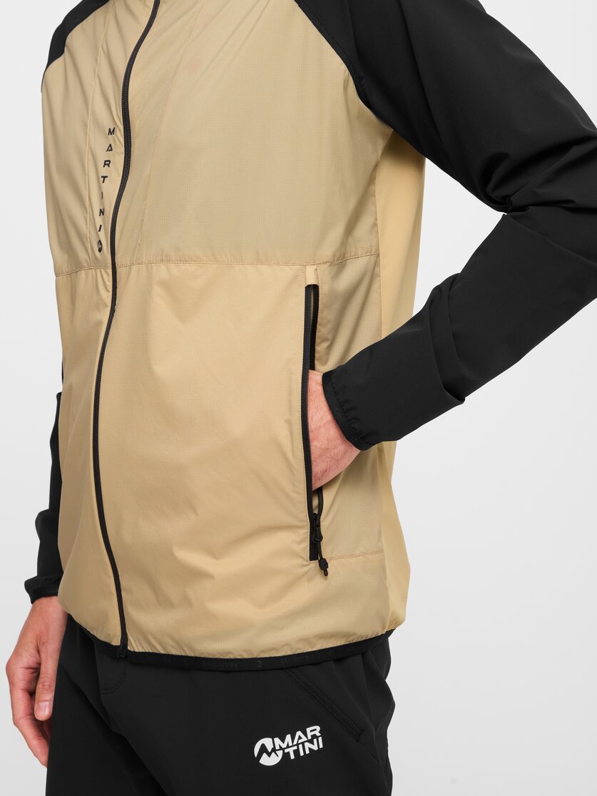 Martini Sportswear - Hillclimb WB Hybrid Hooded Jacket M - Hybridjacken in true navy-limeskin - Detail 3 - Herren