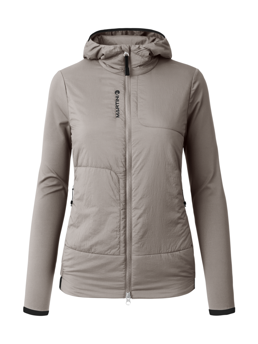 Martini Sportswear - Alpmate Hybrid Jacket G-Loft® W - Hybridjacken in stone-black - Vorderansicht - Damen