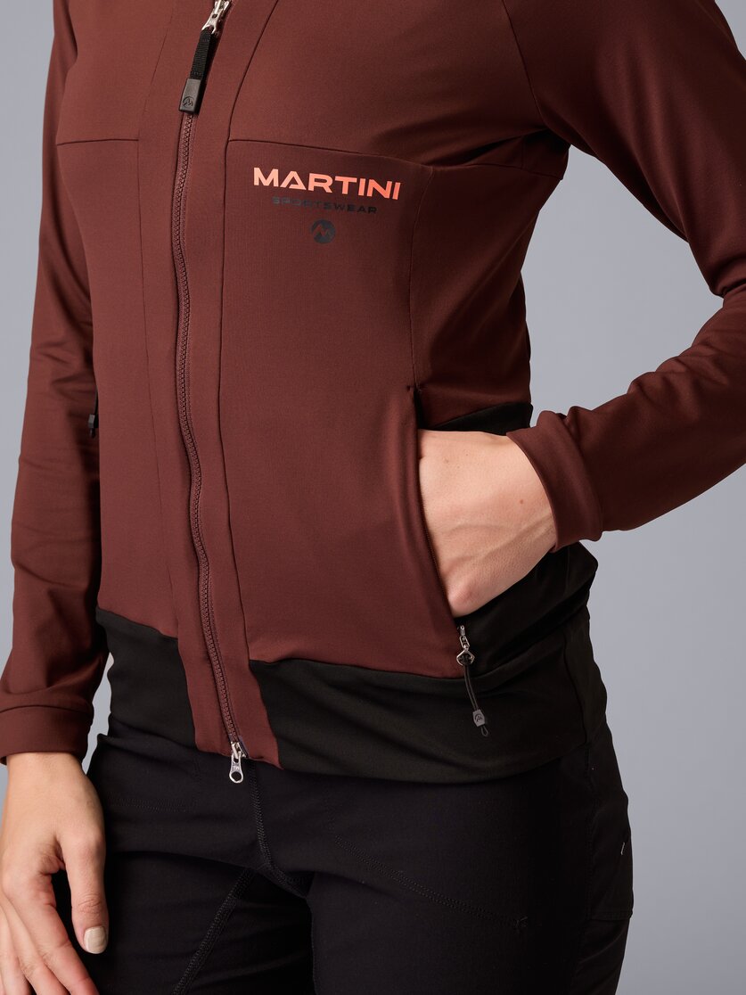Martini Sportswear - Via Midlayer Jacket W - Strati intermedi in black-white - Dettaglio 2 - Donna