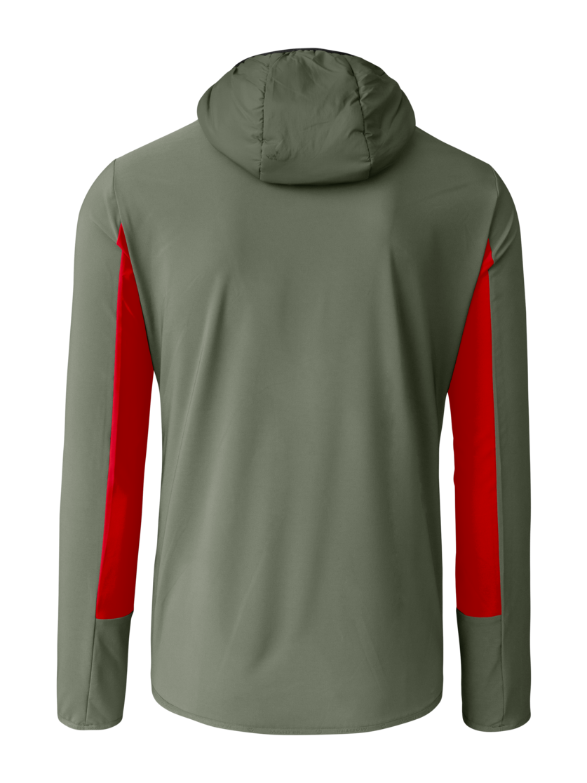 Martini Sportswear - Snowventure Hybrid Jacket G-LOFT® M - Giacche ibride in mosstone-mars - vista posteriore - Uomo