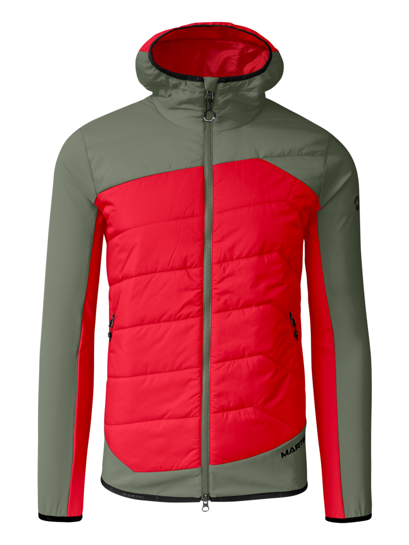 Martini Sportswear - Firstline Hybrid Jacket G-LOFT® M - Giacche ibride in mars-mosstone - vista frontale - Uomo